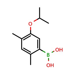 Chemical structure of (5-Isopropoxy-2,4-dimethylphenyl)boronic acid , AChemBlock AD291086