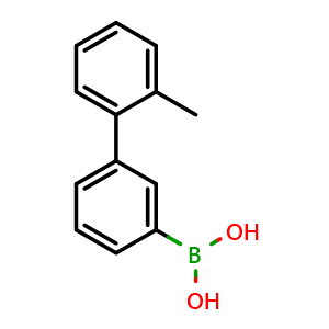 Chemical structure of (2'-Methyl-[1,1'-biphenyl]-3-yl)boronic acid , AChemBlock AD291131