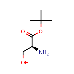 Chemical structure of H-Ser(tBu)-NH2 , AChemBlock AD291323