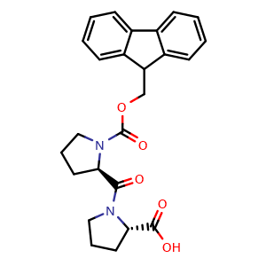 Chemical structure of Fmoc-D-Pro-Pro-OH , AChemBlock AD291330