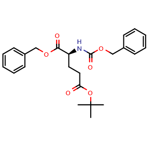 Chemical structure of Z-Glu(OtBu)-OBzl , AChemBlock AD291335