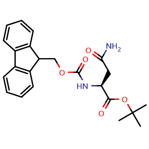 Chemical structure of Fmoc-Asn-OtBu , AChemBlock AD291366