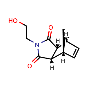 Chemical structure of rel-(1S,2R,6S,7R)-4-(2-hydroxyethyl)-4-azatricyclo[5.2.1.0²⁶]dec-8-ene-3,5-dione , AChemBlock AD291559