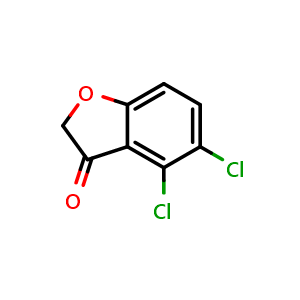 Chemical structure of 4,5-Dichlorobenzofuran-3(2H)-one , AChemBlock AD291904