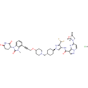 Chemical structure of KT-474 hydrochloride , CAS 2751703-31-6, AChemBlock AD291979