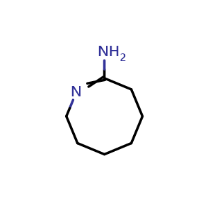 Chemical structure of 3,4,5,6,7,8-Hexahydroazocin-2-amine , CAS 82832-98-2, AChemBlock AD292126