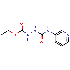 Chemical structure of Ethyl3-(3-pyridinylcarbamoyl)carbazate , CAS 1076198-11-2, AChemBlock AD292266