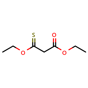 Chemical structure of Ethyl (ethoxycarbonyl)thioacetate , CAS 52790-15-5, AChemBlock AD292267