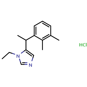 Chemical structure of Ethylmedetomidine hydrochloride , CAS 3037695-86-3, AChemBlock AD292279