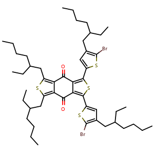 Chemical structure of BDD26-2Th26Br , CAS 1439937-07-1, AChemBlock AD292306