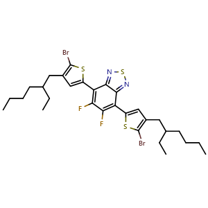 Chemical structure of BT2F-2Th26Br , CAS 1293389-31-7, AChemBlock AD292307