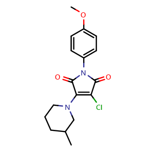 Chemical structure of GSK3-IN-8 , CAS 451449-70-0, AChemBlock AD292316