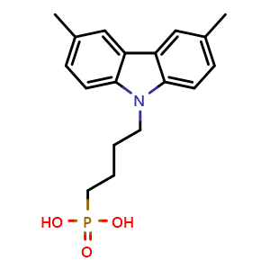Chemical structure of Me-4PACz , CAS 2747959-96-0, AChemBlock AD292324