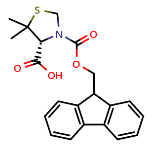 Chemical structure of Fmoc-L-DTC-OH , CAS 753030-79-4, AChemBlock AD292337