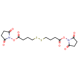 Chemical structure of Bis-SS-C3-NHS ester , CAS 98604-88-7, AChemBlock AD292369