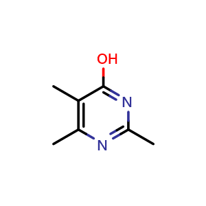 Chemical structure of Trimethylpyrimidin-4-ol , CAS 89943-15-7, AChemBlock AD292384