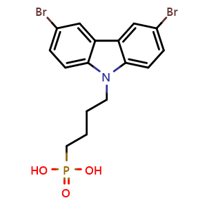 Chemical structure of Br-4PACz , CAS 2996161-28-3, AChemBlock AD292452