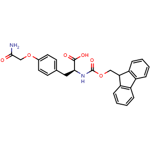Chemical structure of Fmoc-F4OmCON-OH , CAS 2002549-99-5, AChemBlock AD292456