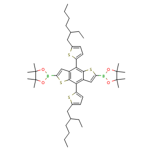 Chemical structure of BDTTh26-2B , CAS 1883460-37-4, AChemBlock AD292520