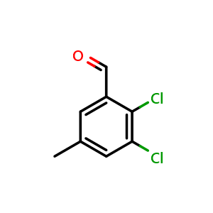 Chemical structure of 2,3-Dichloro-5-methylbenzaldehyde , CAS 1803824-18-1, AChemBlock AD292624