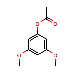 Chemical structure of 3,5-dimethoxyphenyl acetate , CAS 23133-74-6, AChemBlock AD292625