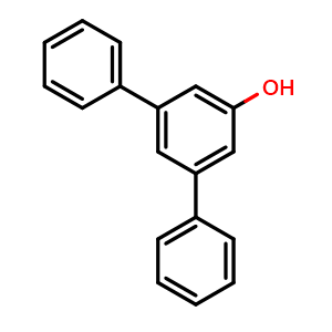 Chemical structure of [1,1':3',1''-terphenyl]-5'-ol , CAS 28023-86-1, AChemBlock AD293031