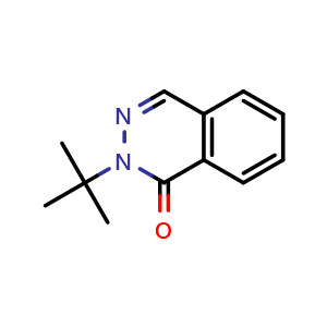 Chemical structure of 2-(tert-Butyl)phthalazin-1(2H)-one , CAS 1167442-54-7, AChemBlock AD293162