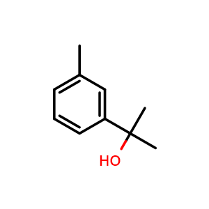 Chemical structure of m-Cymen-8-ol , CAS 5208-37-7, AChemBlock AD293295