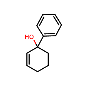 Chemical structure of 1,2,3,4-tetrahydro-[1,1'-biphenyl]-1-ol , CAS 60174-90-5, AChemBlock AD293559