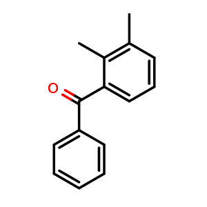 Chemical structure of (2,3-Dimethylphenyl)phenylmethanone , CAS 13319-69-2, AChemBlock AD293622