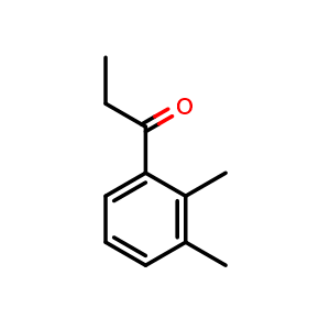 Chemical structure of 1-(2,3-Dimethylphenyl)-1-propanone , CAS 35028-14-9, AChemBlock AD293624