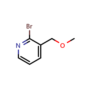Chemical structure of 2-Bromo-3-(methoxymethyl)pyridine , CAS 932042-99-4, AChemBlock AD293679