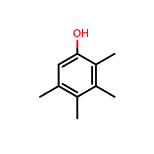 Chemical structure of 2,3,4,5-Tetramethylphenol , CAS 488-70-0, AChemBlock AD293714