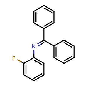 Chemical structure of N-(diphenylmethylene)-2-fluoroaniline , CAS 1374986-44-3, AChemBlock AD293932