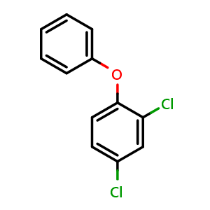Chemical structure of 2,4-Dichlorodiphenyl ether , CAS 51892-26-3, AChemBlock AD294064