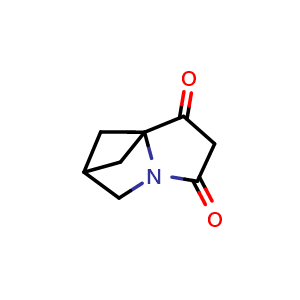 Chemical structure of dihydro-1H,5H-2,7a-methanopyrrolizine-5,7(6H)-dione , CAS 3097600-56-8, AChemBlock AD294939
