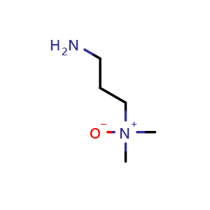 Chemical structure of 3-Amino-N,N-dimethylpropan-1-amine Oxide , CAS 52166-83-3, AChemBlock AD294972