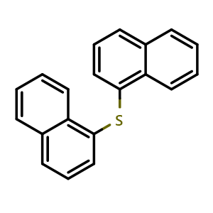 Chemical structure of Di(naphthalen-1-yl)sulfane , CAS 607-53-4, AChemBlock AD295053