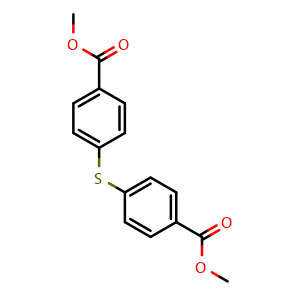 Chemical structure of Dimethyl 4,4'-Thiodibenzoate , CAS 14387-31-6, AChemBlock AD295054