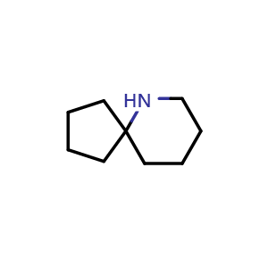 Chemical structure of 6-Aza-spiro4.5decane , CAS 177-17-3, AChemBlock AD295278