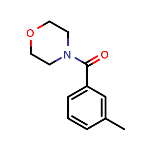 Chemical structure of morpholino(m-tolyl)methanone , CAS 22353-00-0, AChemBlock AD295356