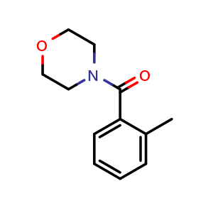 Chemical structure of morpholino(o-tolyl)methanone , CAS 22978-34-3, AChemBlock AD295410