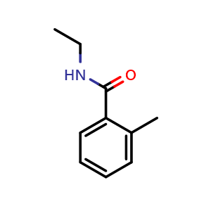 Chemical structure of N-ethyl-2-methylbenzamide , CAS 57056-81-2, AChemBlock AD295411