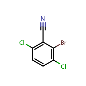 Chemical structure of 2-bromo-3,6-dichlorobenzonitrile , CAS 2091630-51-0, AChemBlock AD295433