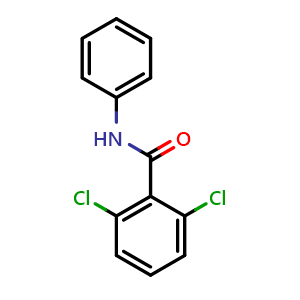 Chemical structure of 2,6-dichloro-N-phenylbenzamide , CAS 3797-94-2, AChemBlock AD295483