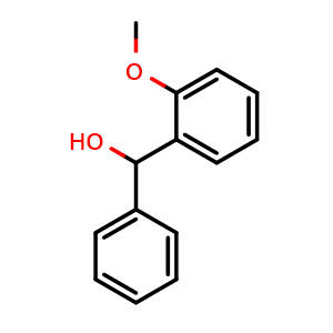 Chemical structure of (2-methoxyphenyl)(phenyl)methanol , CAS 22788-49-4, AChemBlock AD296292