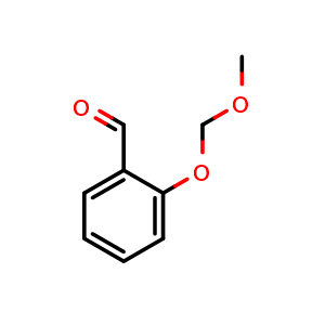 Chemical structure of 2-(Methoxymethoxy)benzaldehyde , CAS 5533-04-0, AChemBlock AD297086