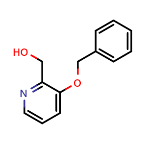 Chemical structure of (3-(benzyloxy)pyridin-2-yl)methanol , CAS 6059-29-6, AChemBlock AD297516