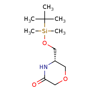(S)-5-((tert-Butyldimethylsilyloxy)methyl)morpholin-3-one