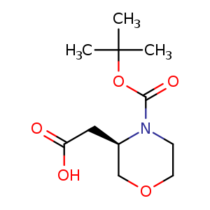 (R)-N-Boc-3-morpholineacetic acid